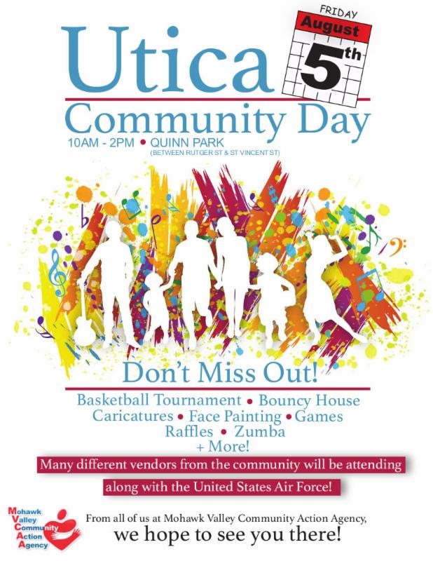 Image of Utica Community Day Poster