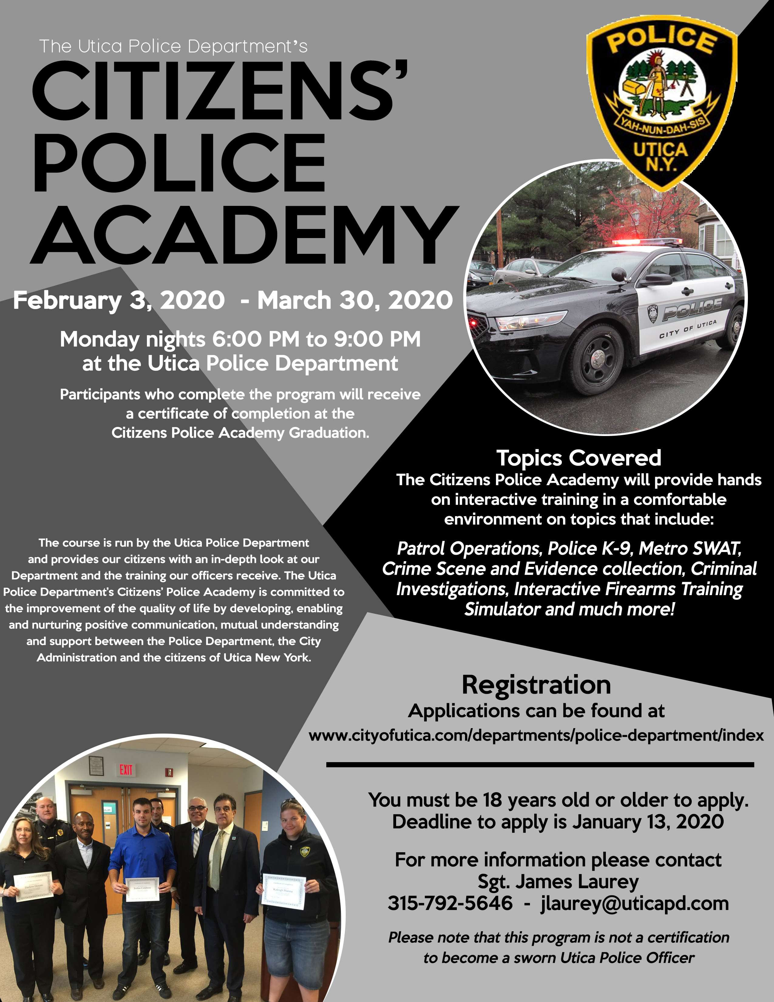 Police Citizen Academy Poster Image