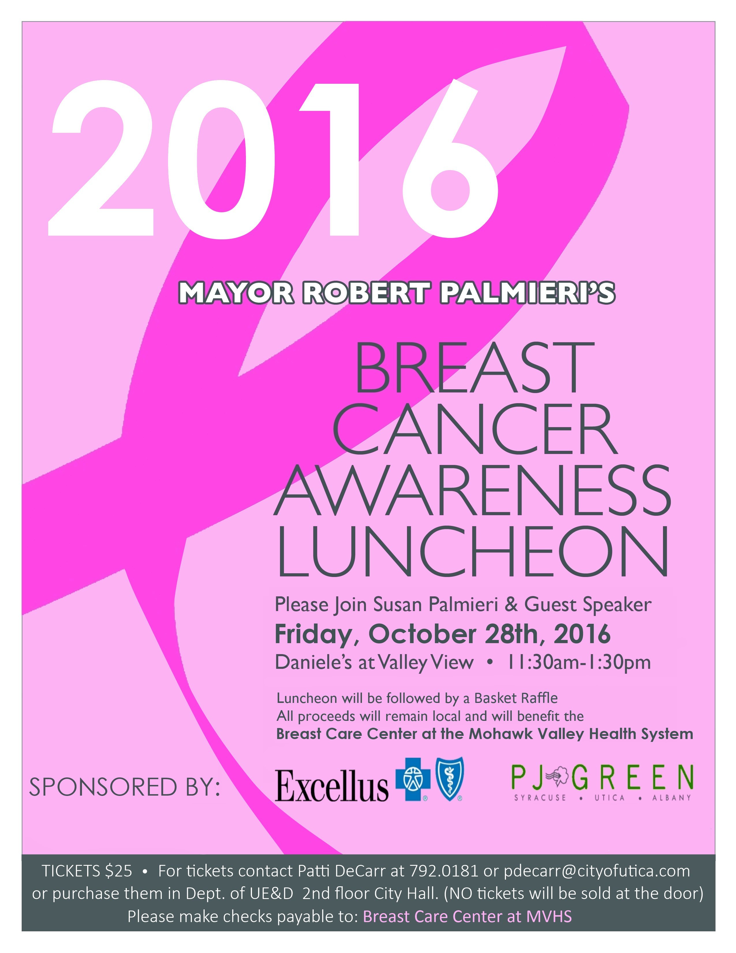 Image of Brest Cancer Luncheon Poster 2106